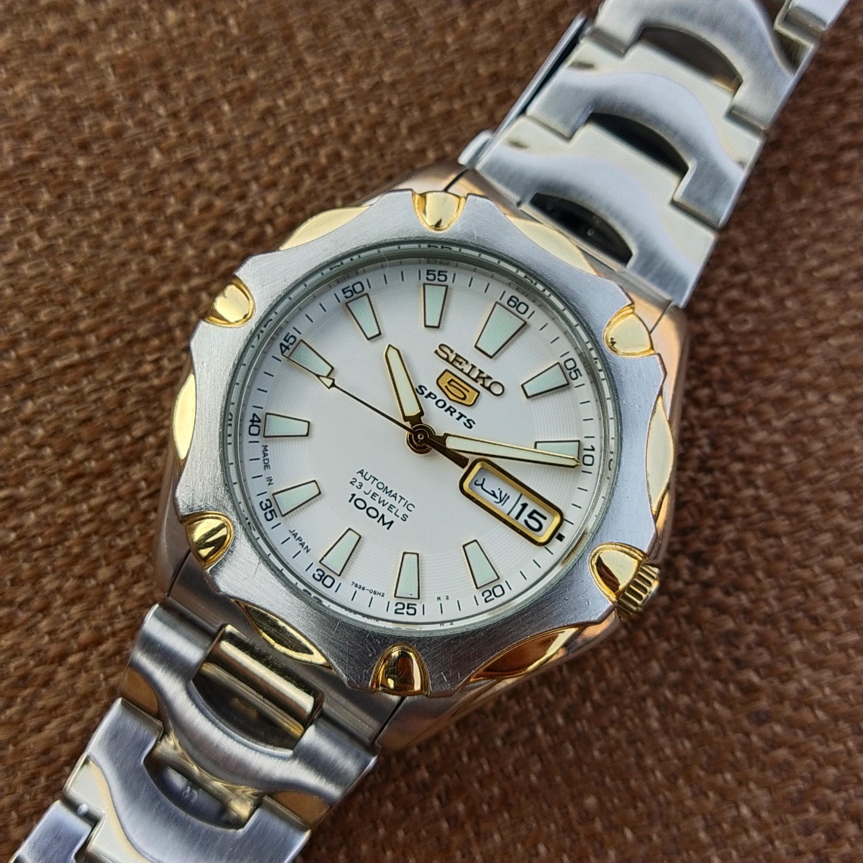 Rare Seiko 5 Sports 7S36-03T0 Automatic 23 Jewels for Men's - Etsy