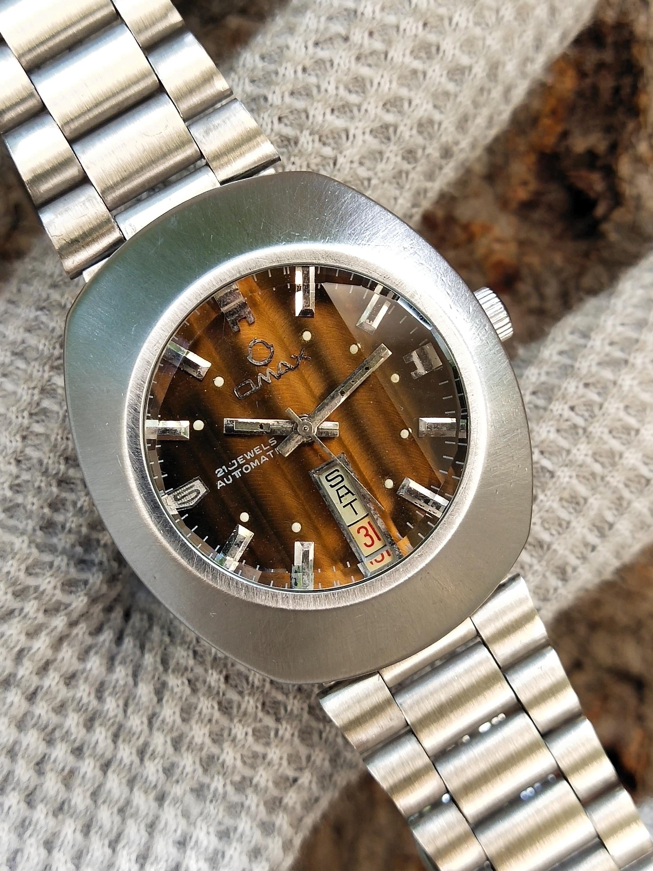 Rare Vintage Omax 35204 Automatic Swiss Men's Watch - Etsy