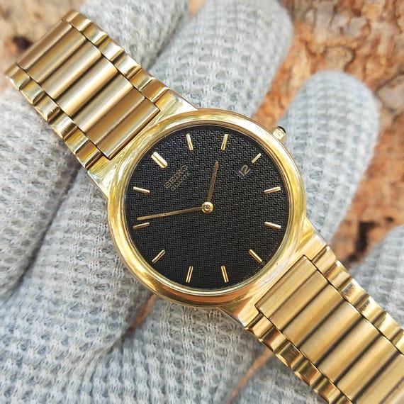 Vintage Seiko Quartz 5Y39-7140 Japan Made Watch for Men's - Etsy