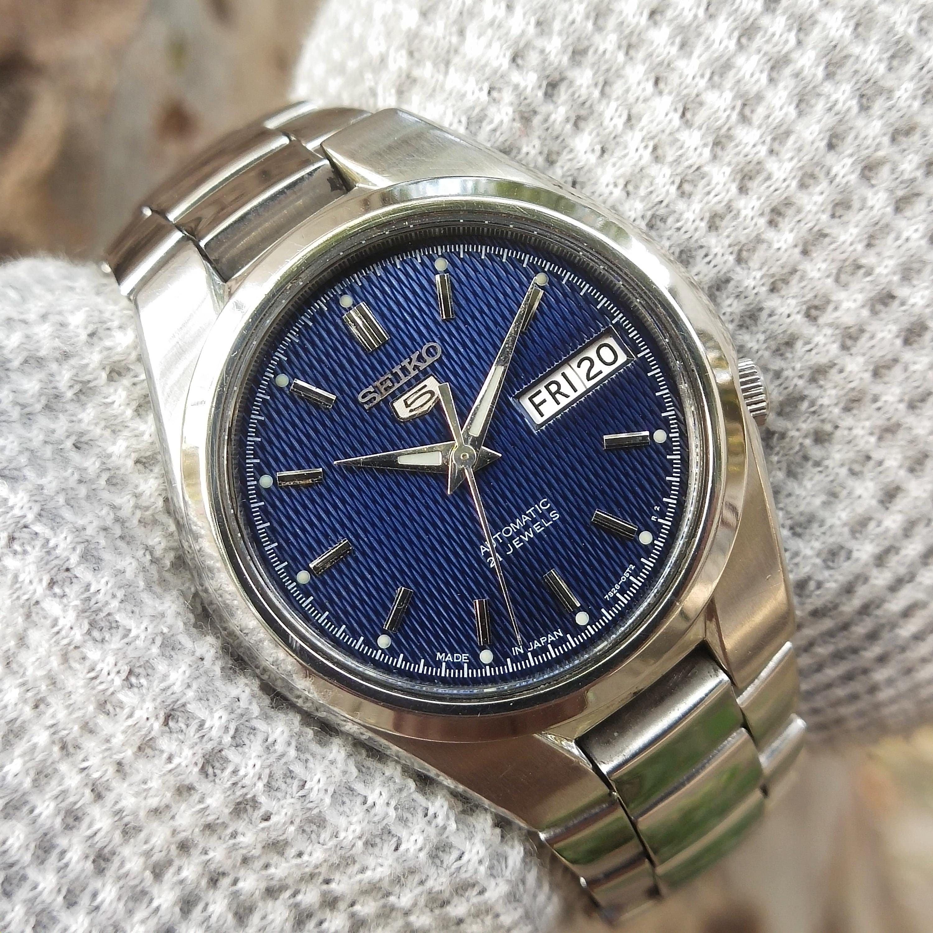 Seiko 5 Automatic 7S26-02F0 21 Jewels for Men's - Etsy