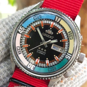 Rare Orient King Diver 21 Jewels Automatic Watch For Men&#39;s