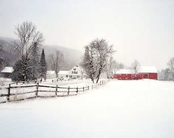 Vermont Winter Scene Print