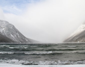 Willoughby Gap Rough Winter Seas Print