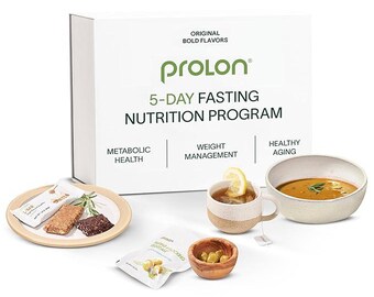 Prolon 5 Day Fasting Kit | Fasting Program for Women & Men | Developed to Not Break Your Fast | Low Calorie Pre Made Meals  Snacks