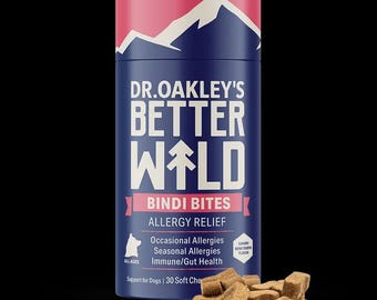 Better wild Natural Allergy Relief Chews| BetterWild Allergy Chews calm skin, boost immunity, and diversify gut health for allergy relief