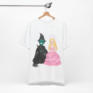 Adult Witch Friends T-shirt, best friends T-shirt, Elphaba, Glinda