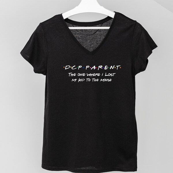 Parents Friends DCP Shirt, Mom Dad, College Program, Cast Member Parent, Magic Maker, Unisex V-neck T-shirt