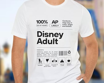Theme Park Adult Graphic Tee, Vacation Tee
