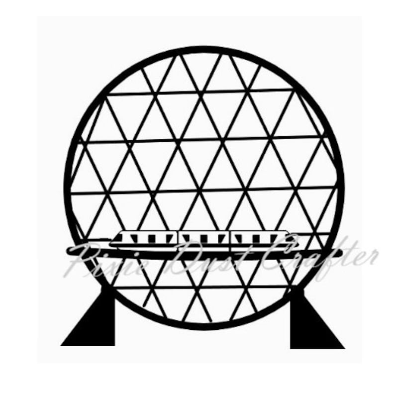 Epcot and Monorail SVG Digital Files | Etsy
