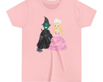 Kids/Youth Witch Friends Shirt, Best Friends Shirt, Glinda Shirt, Kids Elphaba Shirt,