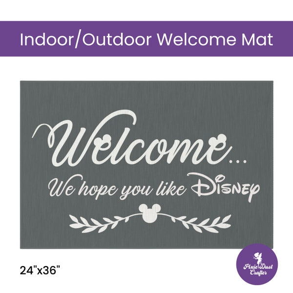 Mickey Mouse Mat Etsy