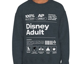 Mouse Adult Shirt, Theme Park Adult, Funny Sweatshirt, Mouse Ears, DCP, DVC, Cast Member Gift