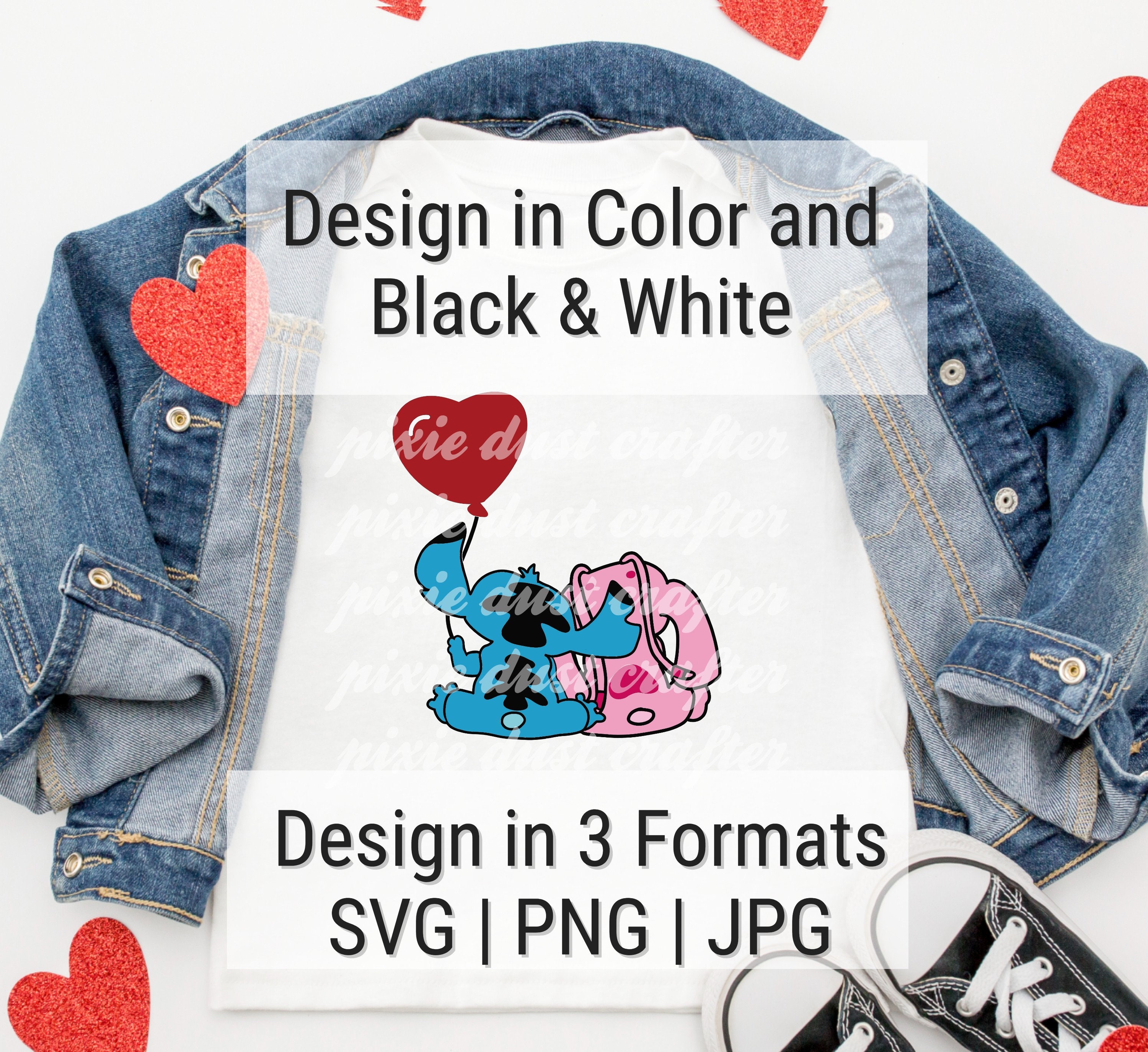 Alien Love SVG: Lilo and 626, Valentine's Day (digital Download) - Etsy