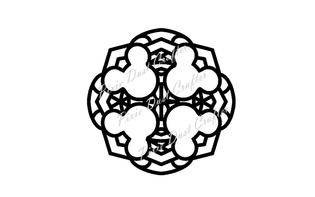 Mouse Mandala, Mouse Pattern, SVG | PNG | JPG, Cricut, Silhouette ...