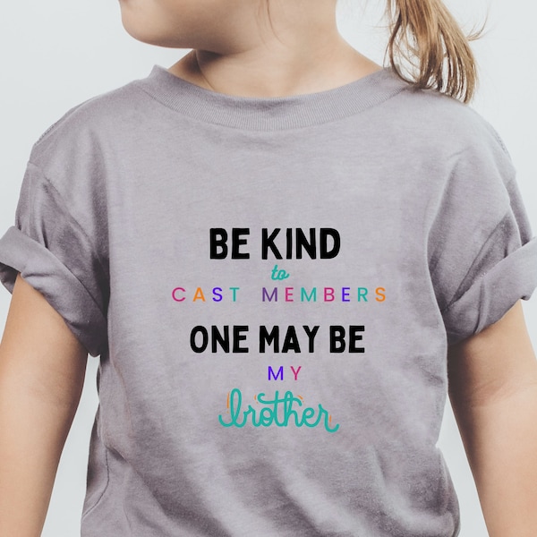 DCP Sibling | DCP Brother | Be Kind to Cast Members | College Program | Cast Member Family | Unisex T-shirt Youth Short Sleeve