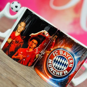 FC BAYERN Munchen mug - PNG -  soccer, clipart, image, digital product, printing, mug, digital download, football, sublimation