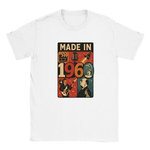 1960 Custom Year of Birth T-Shirt – Vintage Styles, Soft Feel