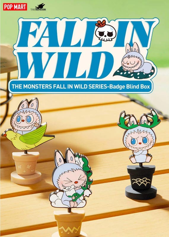 KaYa fall in wild、flip with me、pin Labubu Fall in Wild Enamel/metal Pin for Backpacks, Lanyards