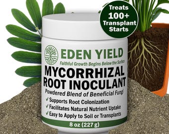 Mycorrhizal Root Inoculant: Organic Fungi Powder Soil Booster for Plant Growth