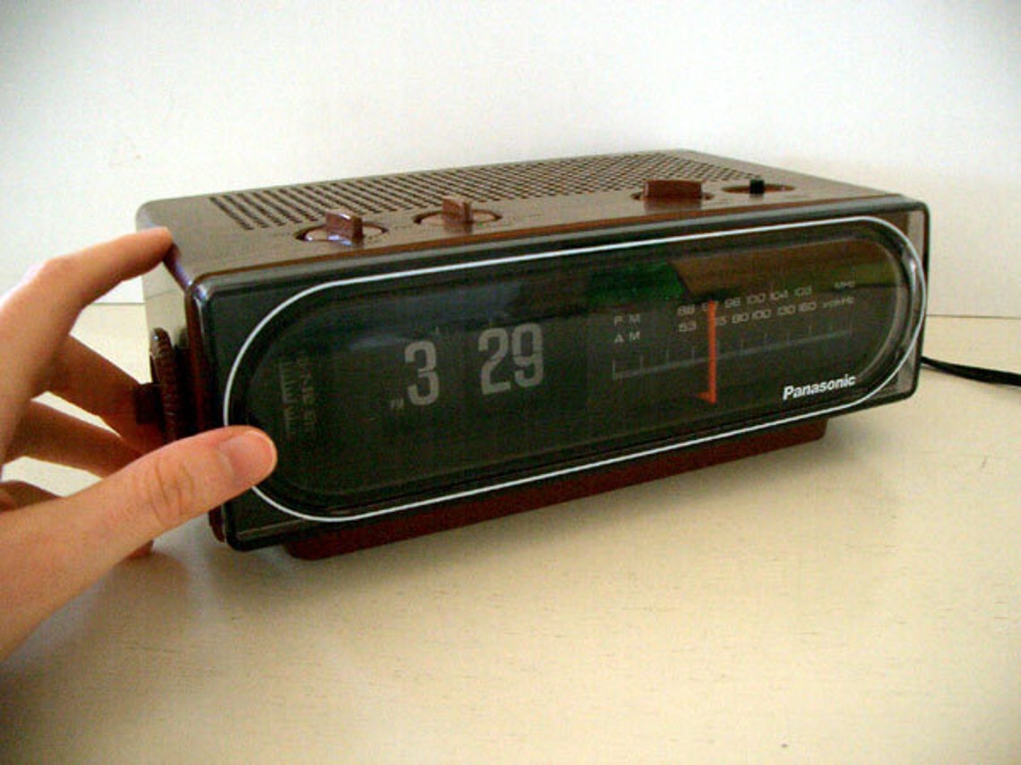 VINTAGE Panasonic RC6015 Alarm Clock Radio Etsy