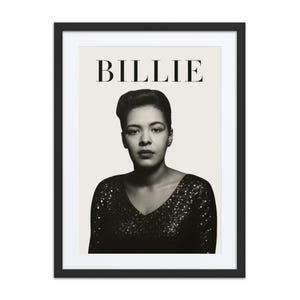 Billie Holiday Portrait: Lady Day Jazz Icon | African American Art | Black Musicians | Jazz Singer | Black History | Music Room Decor