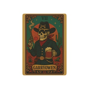 Cartas de póker, cartas de juego de la 7.ª Caballería de Garryowen, baraja de temática militar, juego de cartas, ilustraciones del ejército occidental, caballería 1/7, 2/7, 3/7 y 4/7