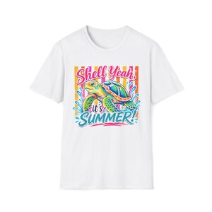 Shell Yeah Turtle Shirt | Summer Sea Turtle Graphic Tee