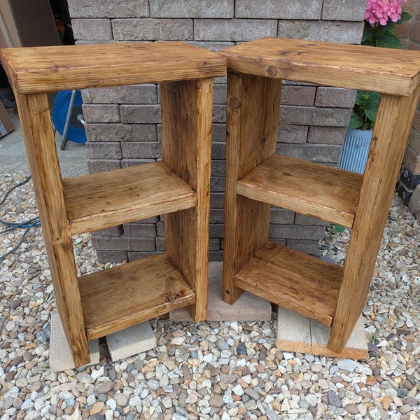 Reclaimed Timber Bedside Table