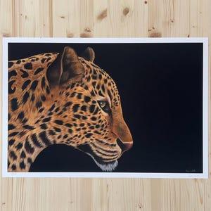 Fine Art Print of a Leopard created from my oil painting artwork