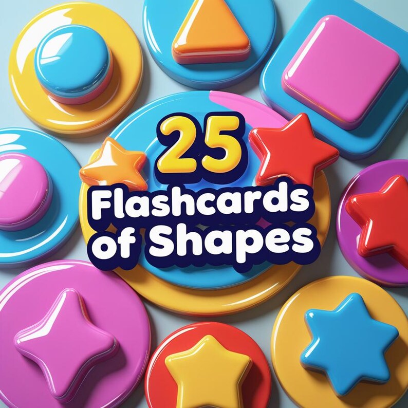 Printable Shapes Flashcards for Kids | Preschool & Kindergarten ...