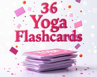 36 Kids Yoga Cards | Beginner Poses, Mindfulness (Printable PDF)