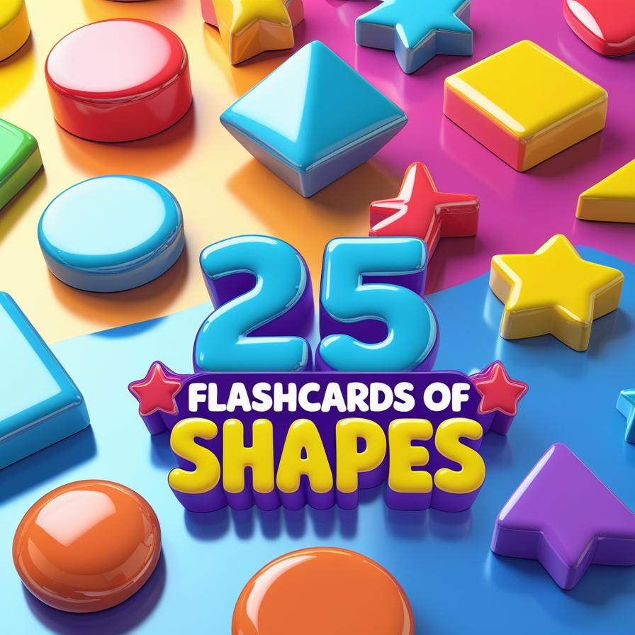 Printable Shapes Flashcards for Kids | Preschool & Kindergarten ...