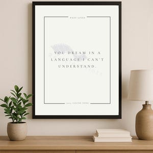 Past Lives Movie Quote Poster Print | Digital Download | Printable Home Decor | Movie Wall Art | Instant Download | Gift Idea