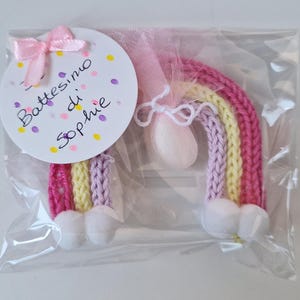 Bomboniera arcobaleno per battesimo, comunione, nascita o altre occasioni
