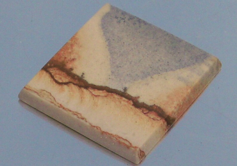 Chicken Track Jasper 31.5 mm x 34 mm x 3.6 mm Landscape Scenic Picture
