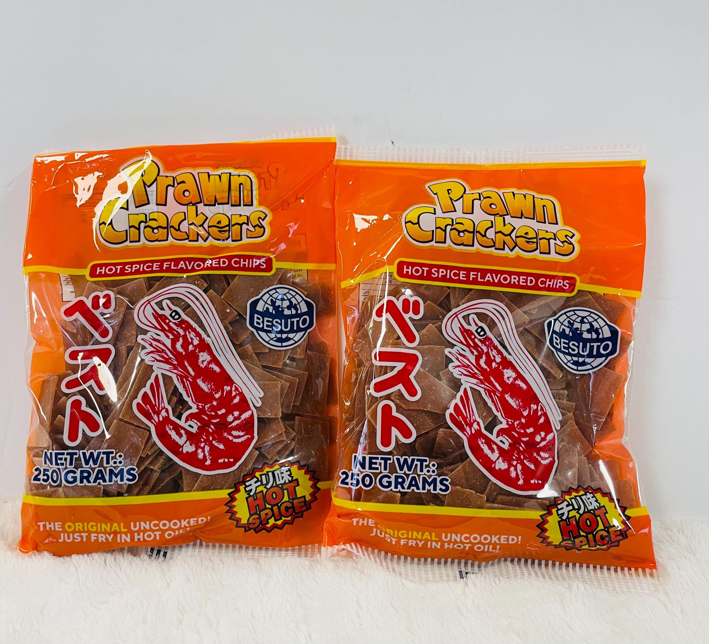 Besuto Prawn Crackers Hot Spicy Flavor X 2 Bags - Etsy