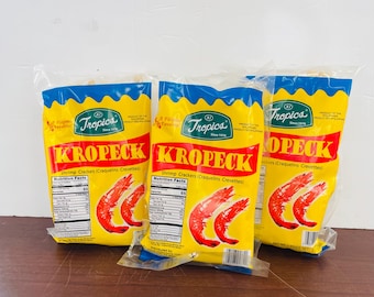 Galletas de camarones Tropics Kropek (paquete de 3) Filipinas