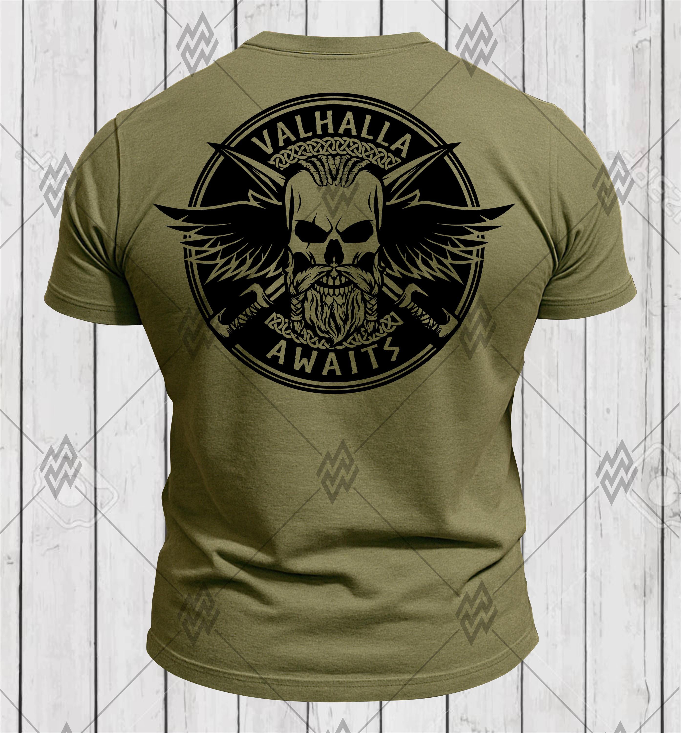 Viking Vikings Non consegnare una nave Futhark Runes K Magliette