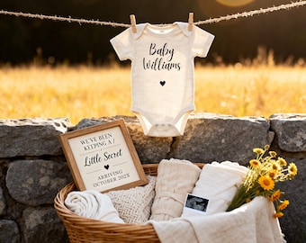 Rustic Western Pregnancy Announcement: Cowboy Saddle Up Theme (Digital Template, Editable in Canva)