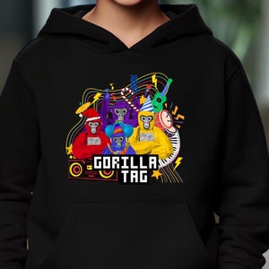 Gorilla Tag Hoodie, Gorilla Tag Gift, Youth Gorilla Tag Hoodie, Gorilla Tag Party, Monkey Tag Hoodie, Gorilla Tag Birthday, Youth Sweatshirt