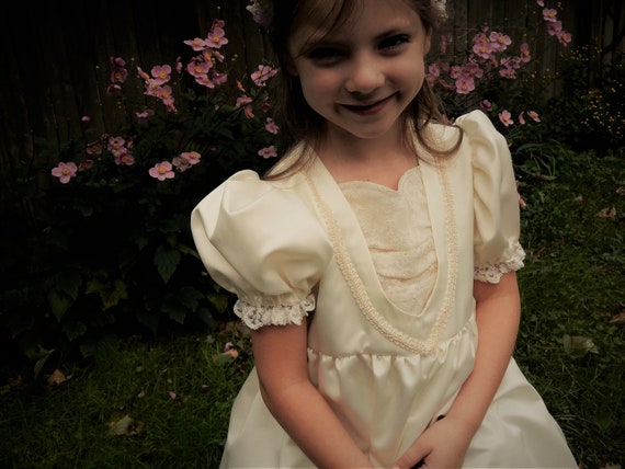 renaissance flower girl dresses