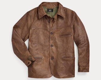 Vintage Polo Ralph Lauren Country Navajo Serape Brown Dark Green