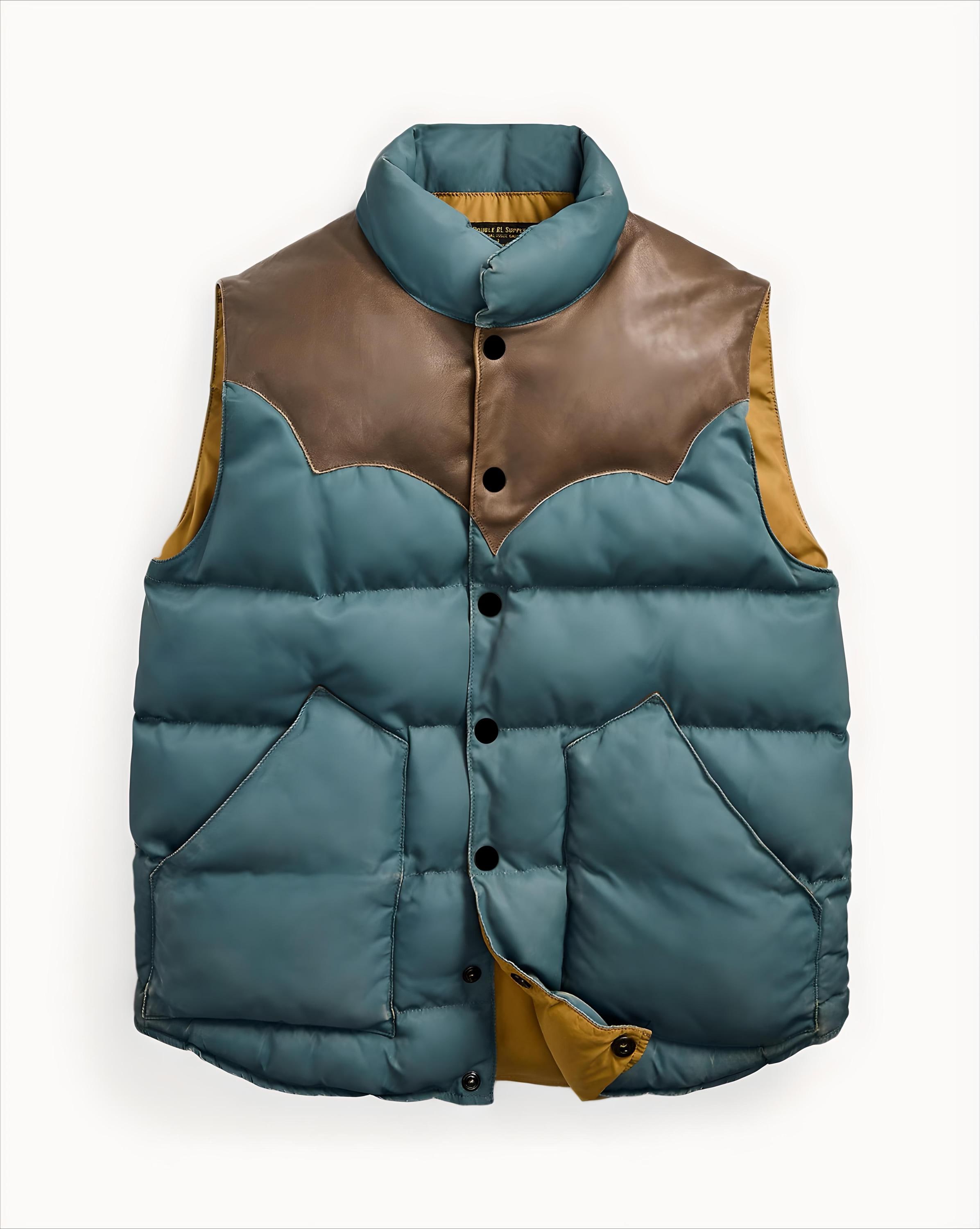 ジャケット・アウター rocky mountain leatheryoke downvest Rocky Mountain Featherbed Down Vest – Leather Yoke | eBay