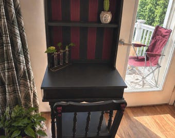 Hand painted, Vintage Secretary Desk