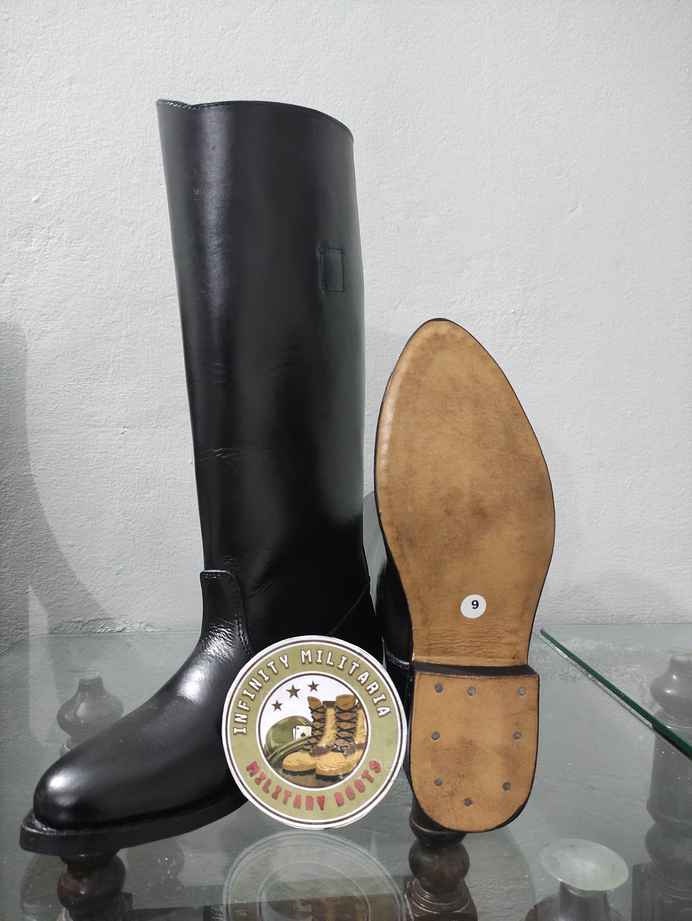 BOTTES EN CUIR OFFICIER DE L'ARMÉE BRITANNIQUE