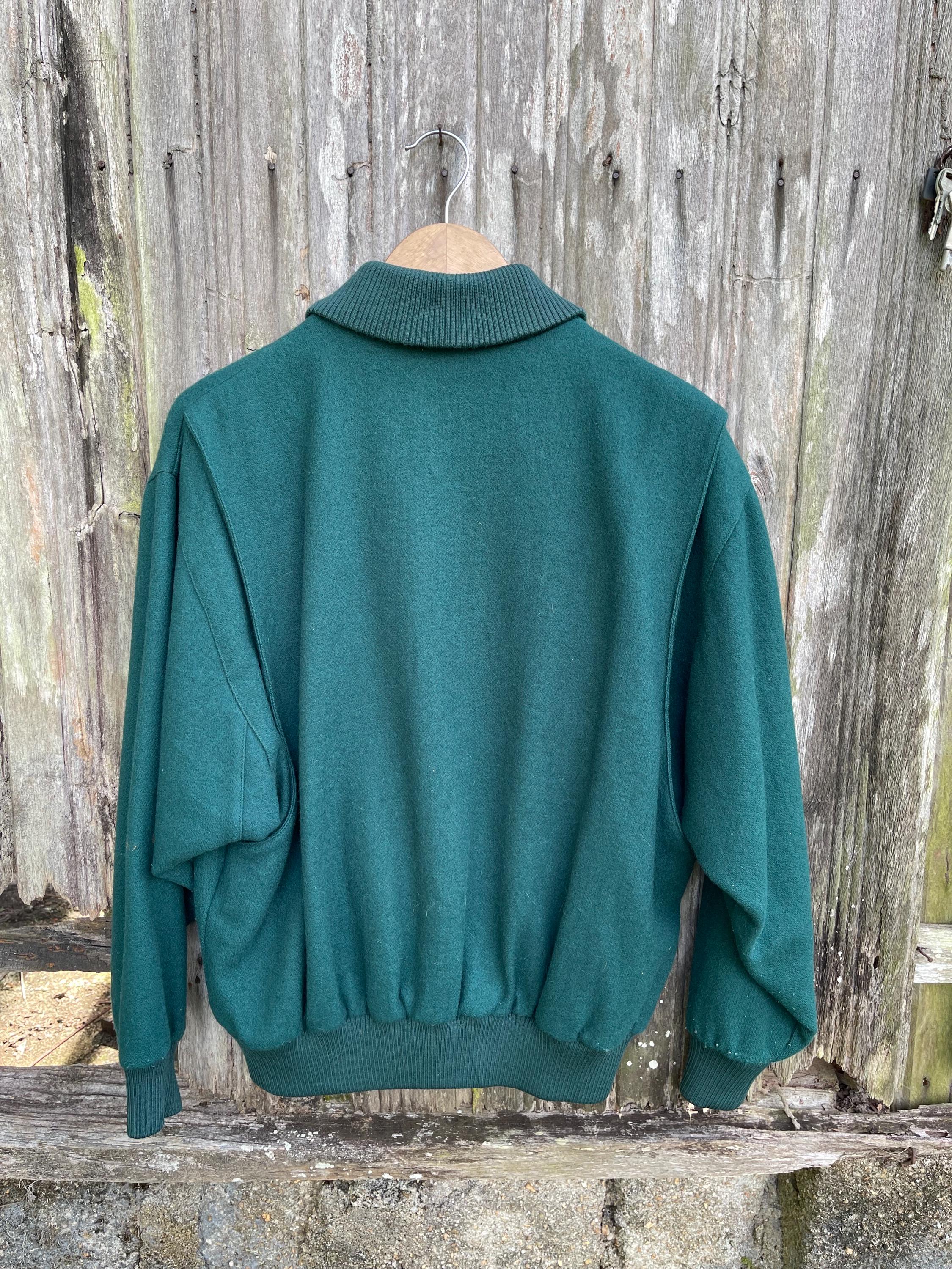 Vintage Chemise Lacoste Wool Blend Snap Bomber Cardigan – Japan