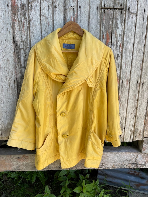 Vintage Issey Miyake WINDCOAT Yellow Oversized Jacket – Circa Late