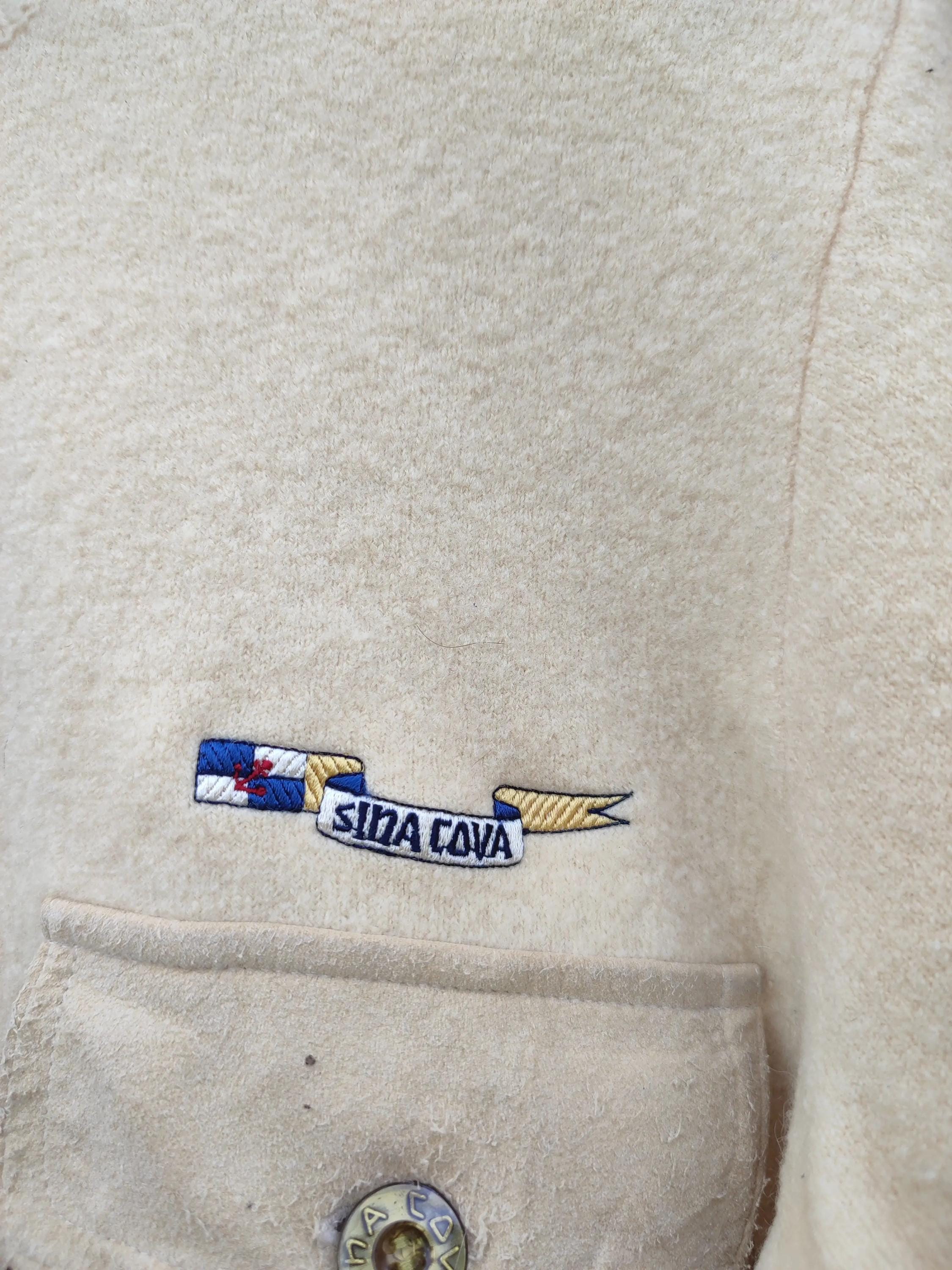 Vintage Lupo Di Mare Sina Cova Zip-up Wool Sweater – Made in Japan