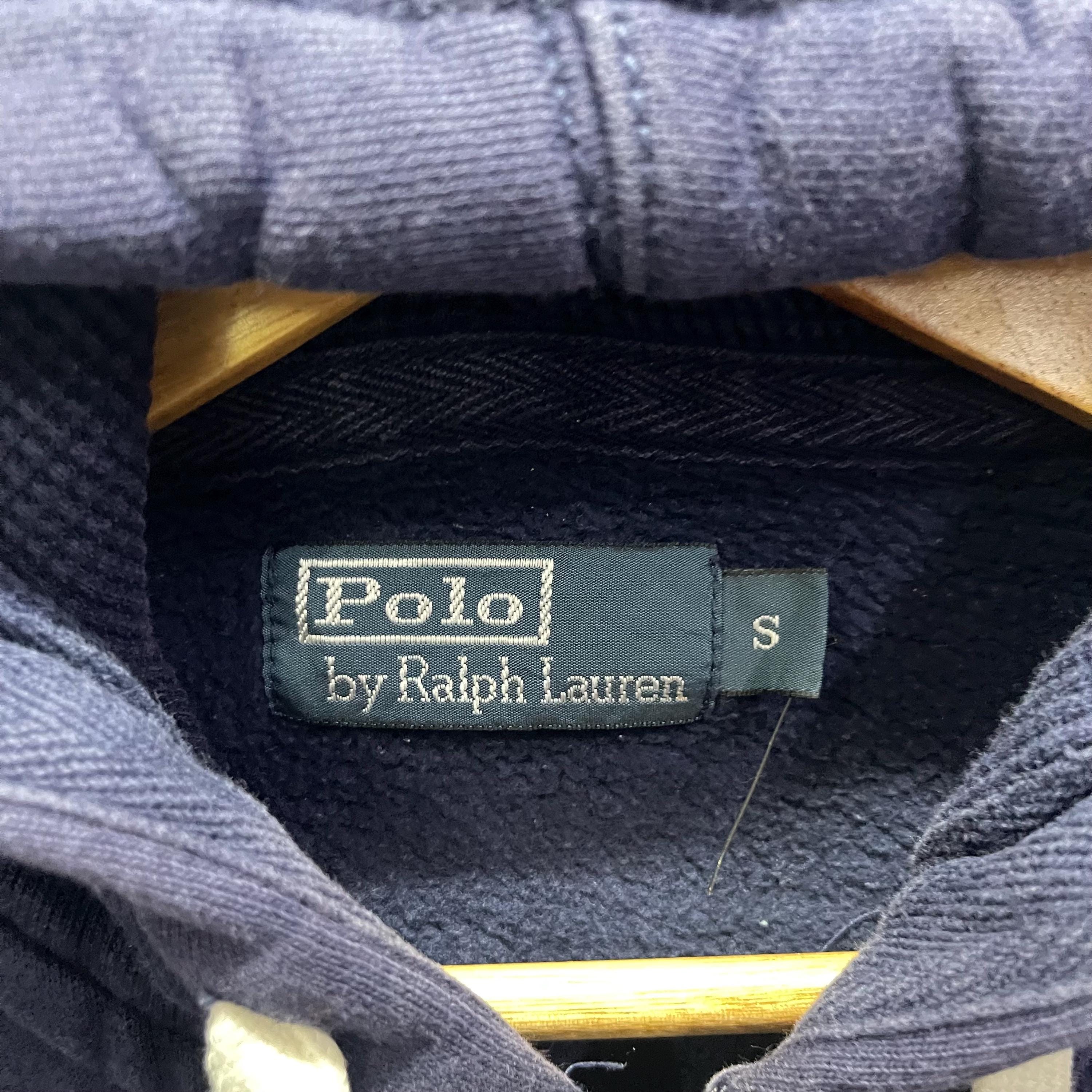 Vintage Polo by Ralph Lauren Full-zip Hoodie – Navy (size S