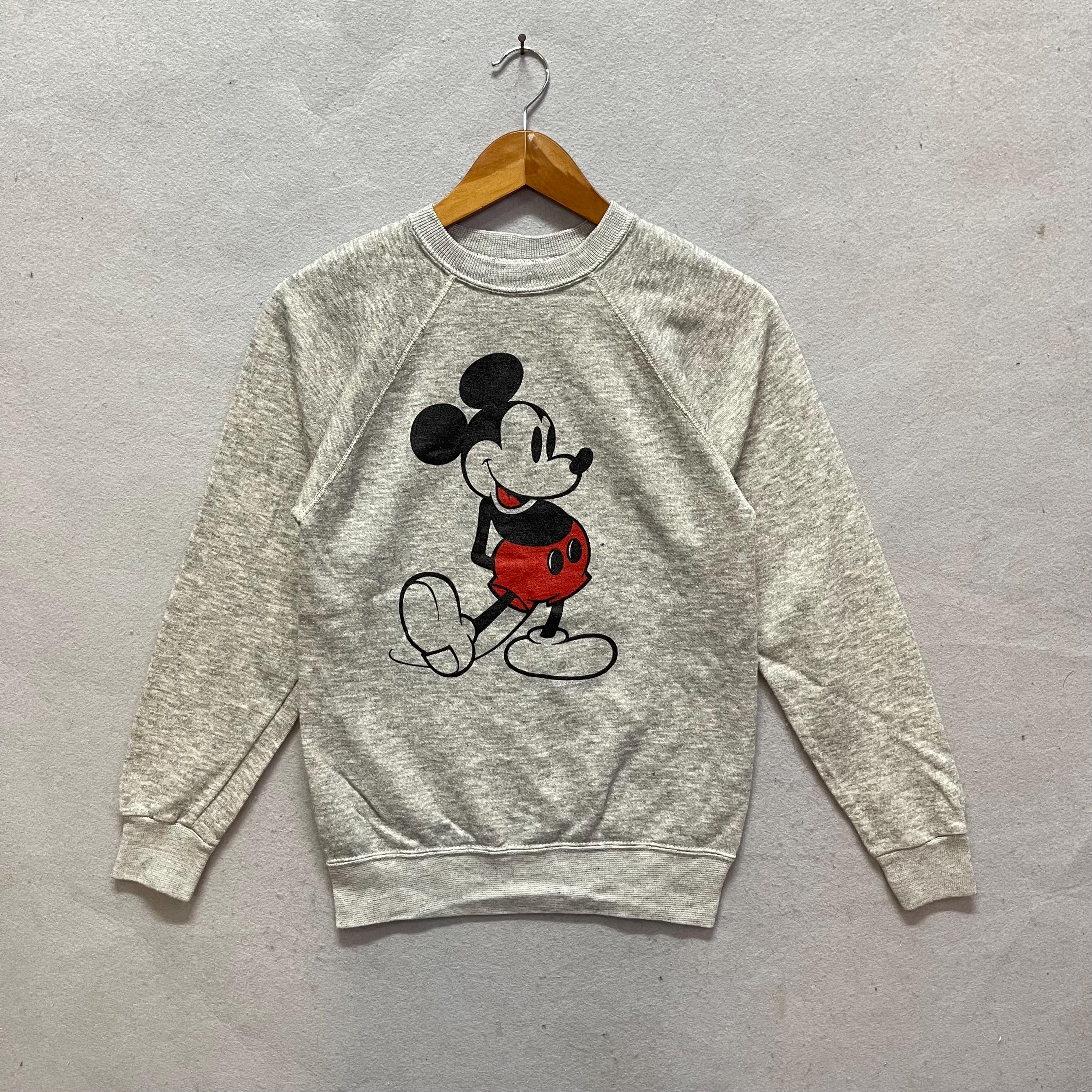 Vintage Disney Mickey Mouse Sweatshirt – Classic Heather Grey